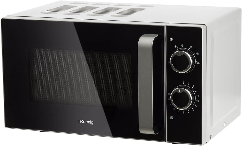 H.Koenig Microwave Oven Grill 2 in 1 VIO9, 25L, 27cm Turntable, 10 Cooking Modes up to 1000W, Defrosting, Combined Cooking, LCD Display [Energy Class A+]