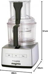 MAGIMIX Food Processor 18591F CS 5200 XL Matt Chrome