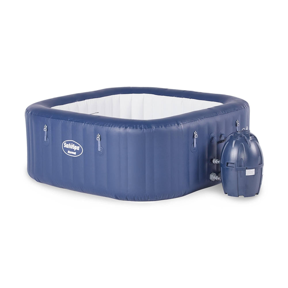 60022e SaluSpa Hawaii Airjet 6 personne baignoire gonflable spa avec pompe, bleu