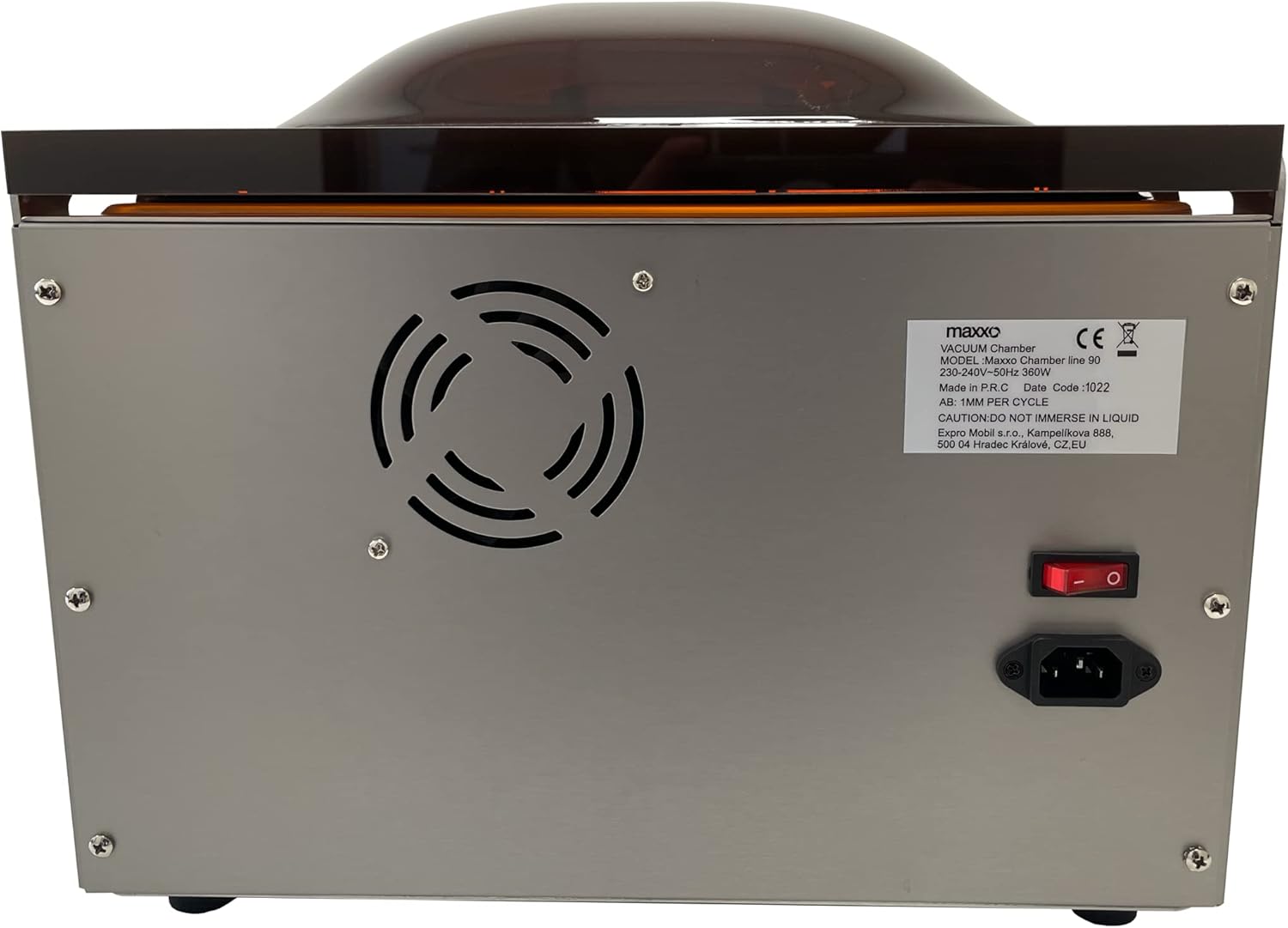 Maxxo VM ChamberLine 40 Professional Food Vacuum Sealer - Vacuum Chamber 72 L/min, Stainless Steel, Double Welding, Vacuum Sealer + 30 Bags Included