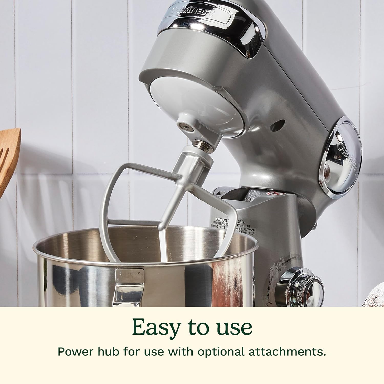 Cuisinart SMD-50BC Precision Pro Mélangeur numérique sur pied de 5,5 litres, métal, doublure argentée