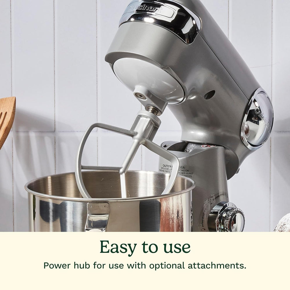 Cuisinart SMD-50BC Precision Pro Mélangeur numérique sur pied de 5,5 litres, métal, doublure argentée