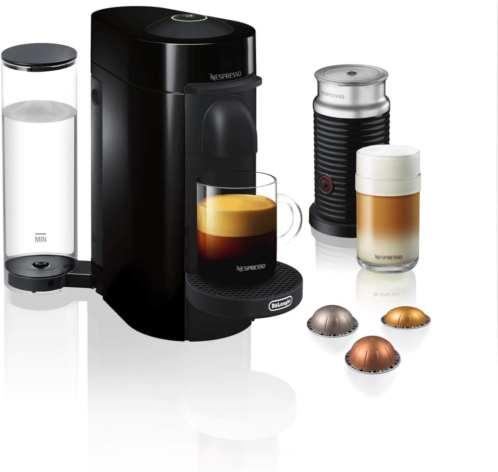 Nespresso Vertuo Plus Coffee and Espresso Maker By De'Longhi, Ink Black
