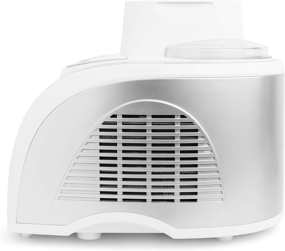 H.Koenig Sorbetière Turbine à Glace Professionnelle HF180, Machine à Glace Electrique 1L, 135 W, Réfrigérante & Maintien du Froid - Sorbet et Crème Glacée