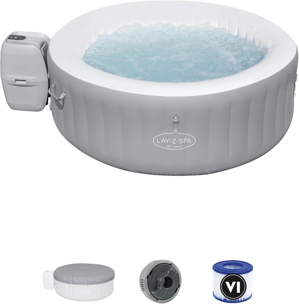 Lay-Z-Spa® 67"x26"/1.70m x 66cm St.Lucia AirJet