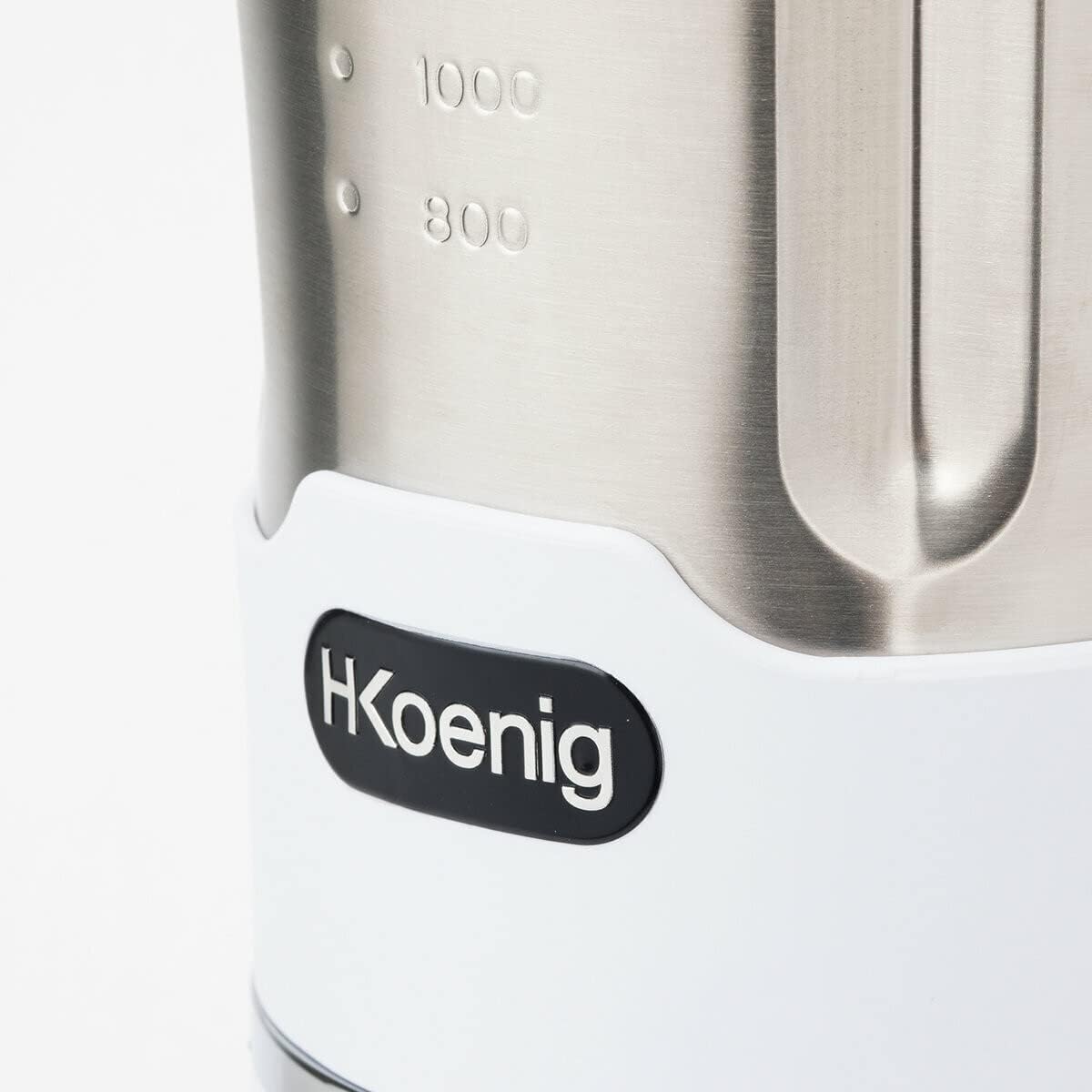H.Koenig Soup Maker Blender Chauffant 1.7L MXC36, Bol Inox, 2 Programmes de Cuisson, Polyvalent, 3 Vitesses Pulse, Chauffage jusqu'à 100°C