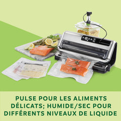 FoodSaver Professional Automated Vacuum Sealer | Storage Compartment for Roller and Cutter | Marinade Function | Includes Matching Vacuum Sealer Bags [FFS006X]