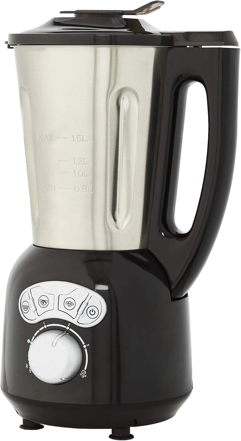 Senya SYCP-HB008R Cook & Ice V3 Red Stainless Steel Heated Blender, Soup Blender/Milled Soup, Steaming, Crushed Ice Smoothies, 1, 5L, 1400W, SYCP-HB008R