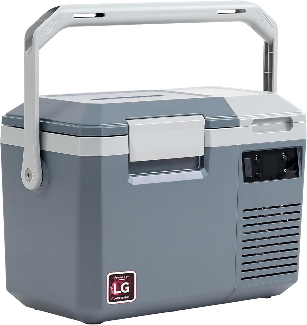 Alpicool LGMP8 8L Glaciere Portable Réfrigérateur Voiture Camping Congélateur 12/24V Mini Frigo pour Maison, Bureau ou Pique-Nique en Plein Air/ -20 à 20℃(Batterie Non Incluse)