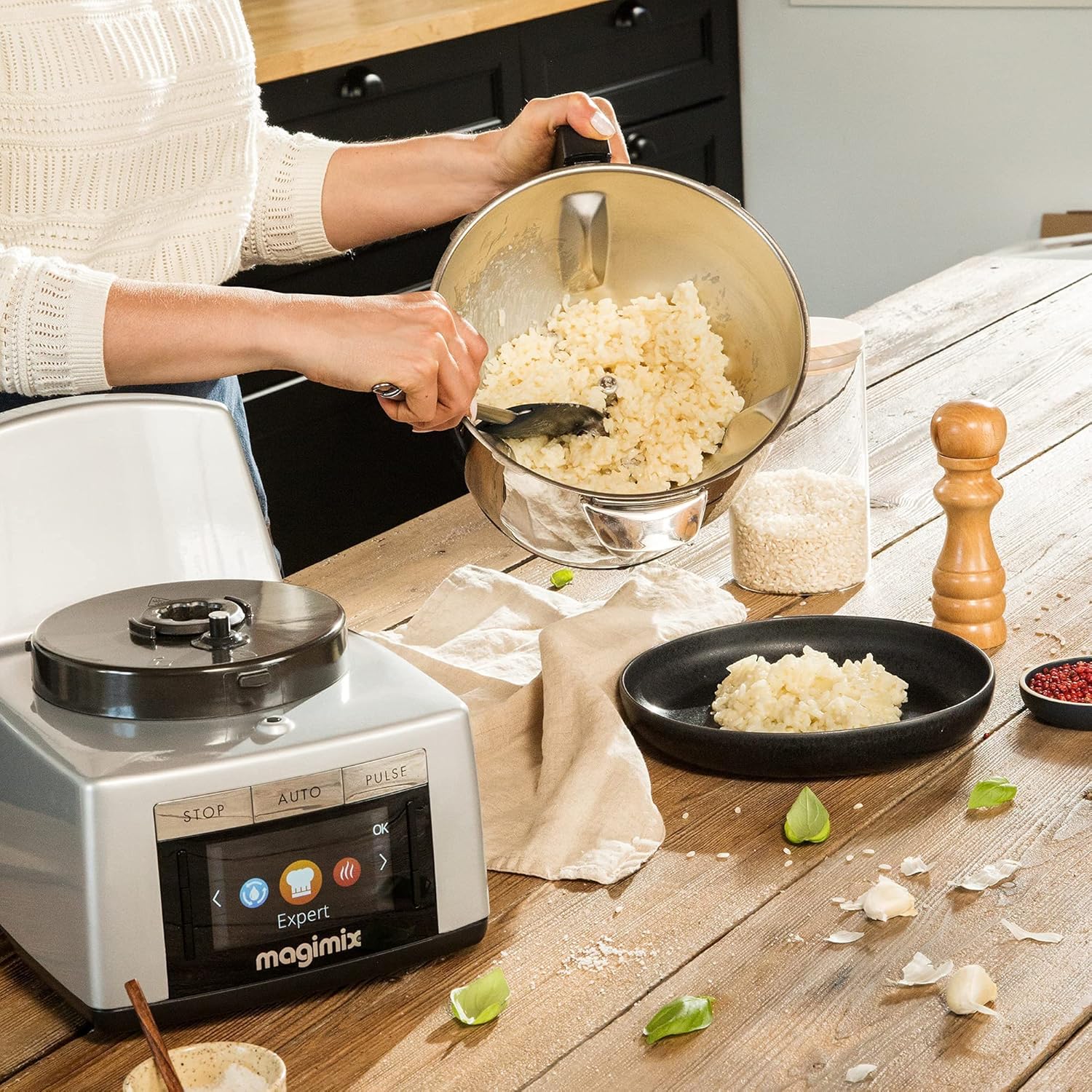Magimix Cook Expert Chrome 18900 Multi-Function Robot Cooker 3.5L, Professional Motor, Matt Chrome