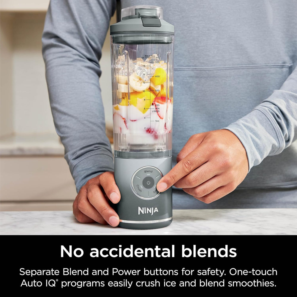 Ninja Blast Max, Portable Blender + Twist & Go, Personal Smoothie, Blend, Ice Crush, 3 Programs, Cordless, 22 oz removable Vessel, Dishwasher Safe, Leakproof, Pink, BC251PK