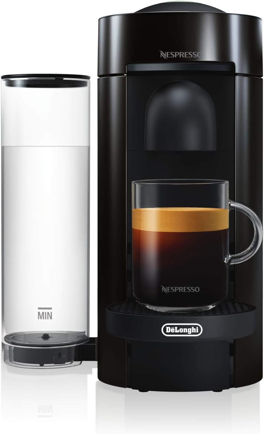 Nespresso Vertuo Plus Coffee and Espresso Maker By De'Longhi, Ink Black