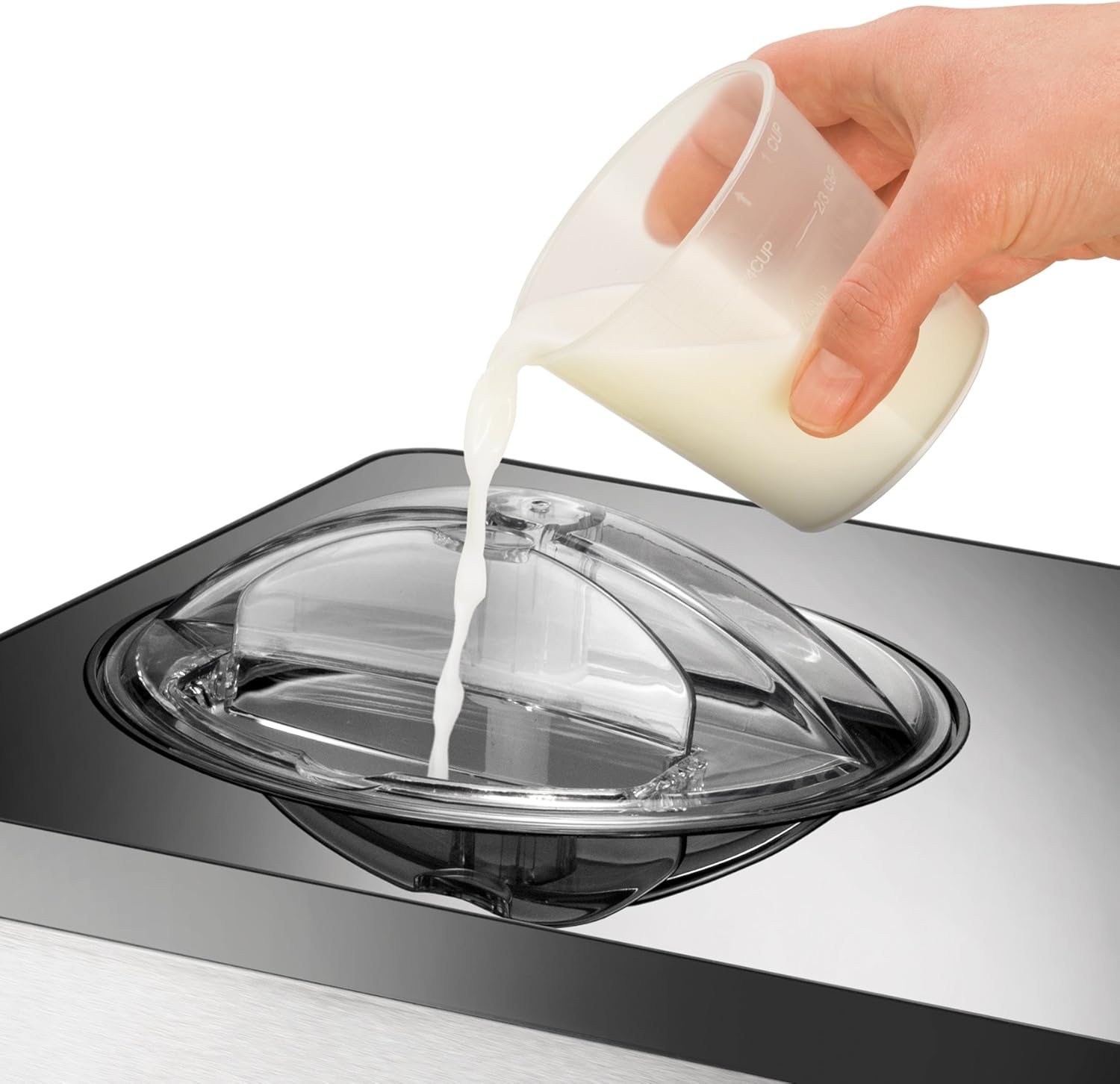 Unold 2074013 Gusto Turbine à Glace Réfrigérante Argent