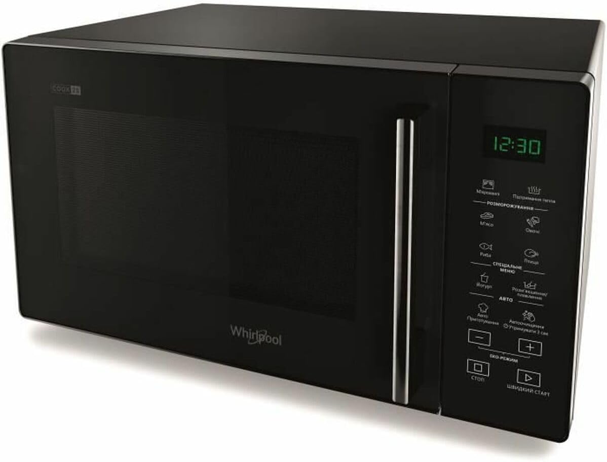 Whirlpool MWP 251 B Comptoir - Micro-ondes (Comptoir, Micro-ondes uniquement, 25 L, 900 W, Noir, 27 cm)