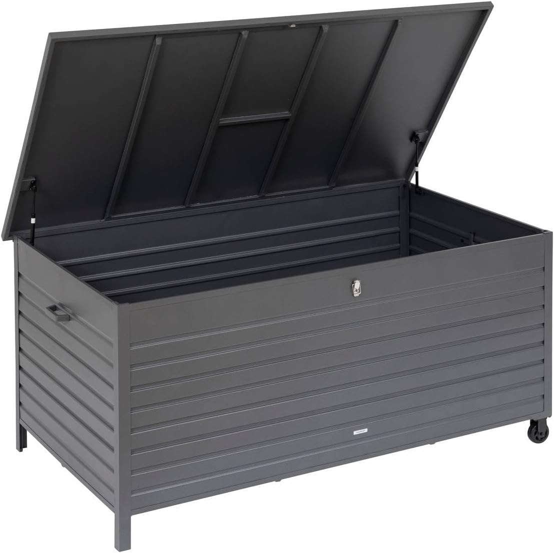 Hespéride - Coffre de rangement Menango graphite 195 x 96 x 108 cm en aluminum traité époxy