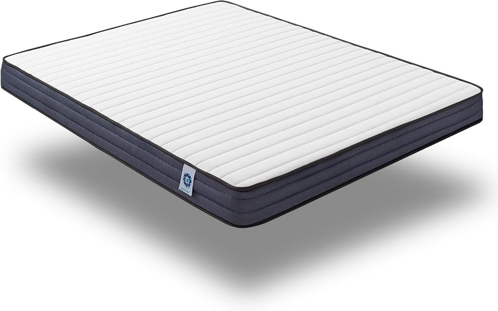 NATURALEX - Matelas PerfectSleep 180x200 - Épais 30 cm - Soutien Mousse à mémoire de Forme - Accueil Blue Latex - Confort Ferme - Respirant - 7 Zones - Réversible - Haute Densité - Fabriqué en Europe