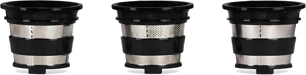 H.Koenig GSX12 Vertical Juice Extractor Stainless Steel Black, Fruit and Vegetable Juice, BPA Free, 82 mm Wide Mouth, Soft Pressure, 1 Litre, 400 W