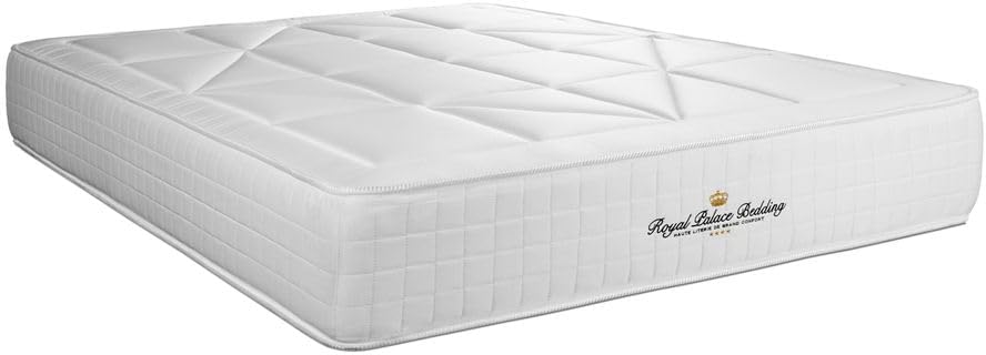 Royal Palace Bedding Windsor Pocket Spring Mattress + Memory Foam Maxi Thickness 140 x 190 cm | Thickness: 26 cm | Comfort: Balanced