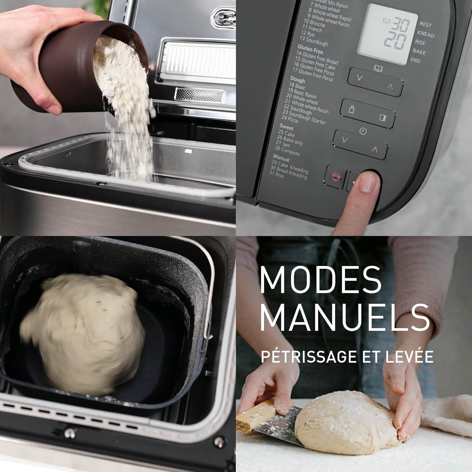 Panasonic SD-YR2550SXE Automatic Bread Maker, Raisin, Nut and Yeast Dispensers, 31 Auto Programs, Dual Temperature Sensor, 13 Hour Digital Timer, LCD Display, Silver