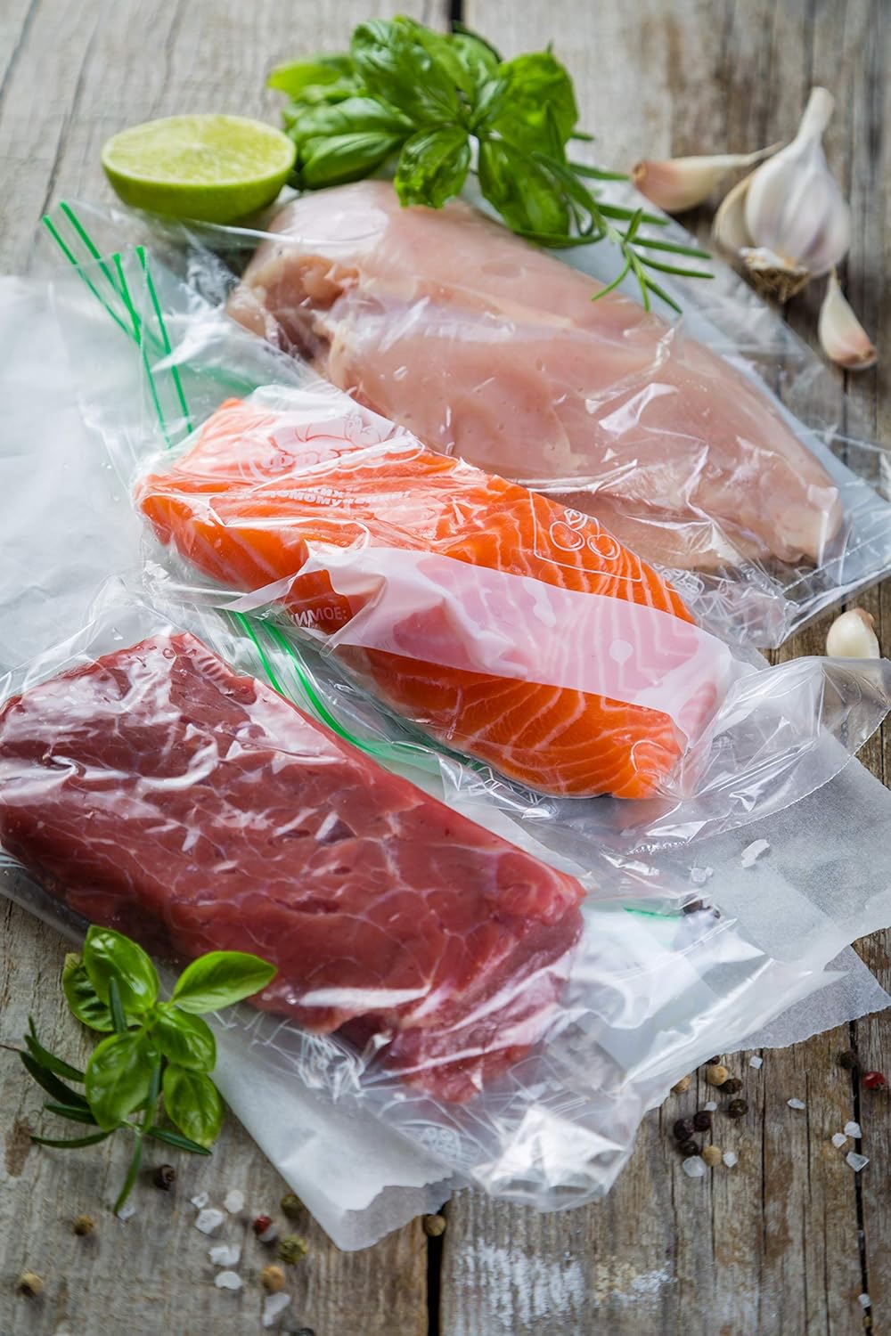 Maxxo VM ChamberLine 40 Professional Food Vacuum Sealer - Vacuum Chamber 72 L/min, Stainless Steel, Double Welding, Vacuum Sealer + 30 Bags Included