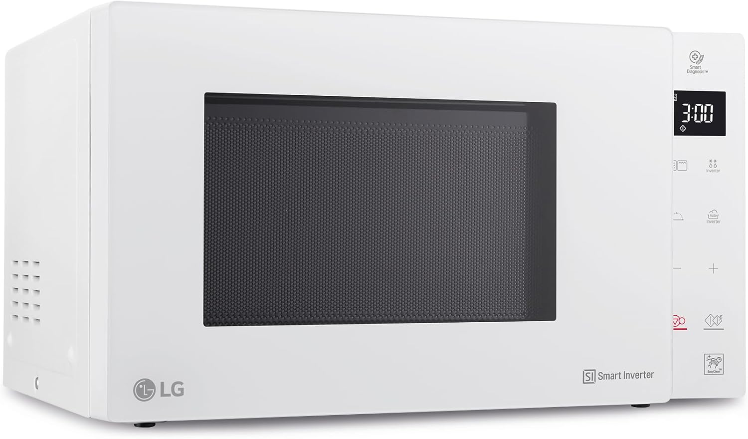 LG - Micro-ondes Grill Smart Inverter blanc