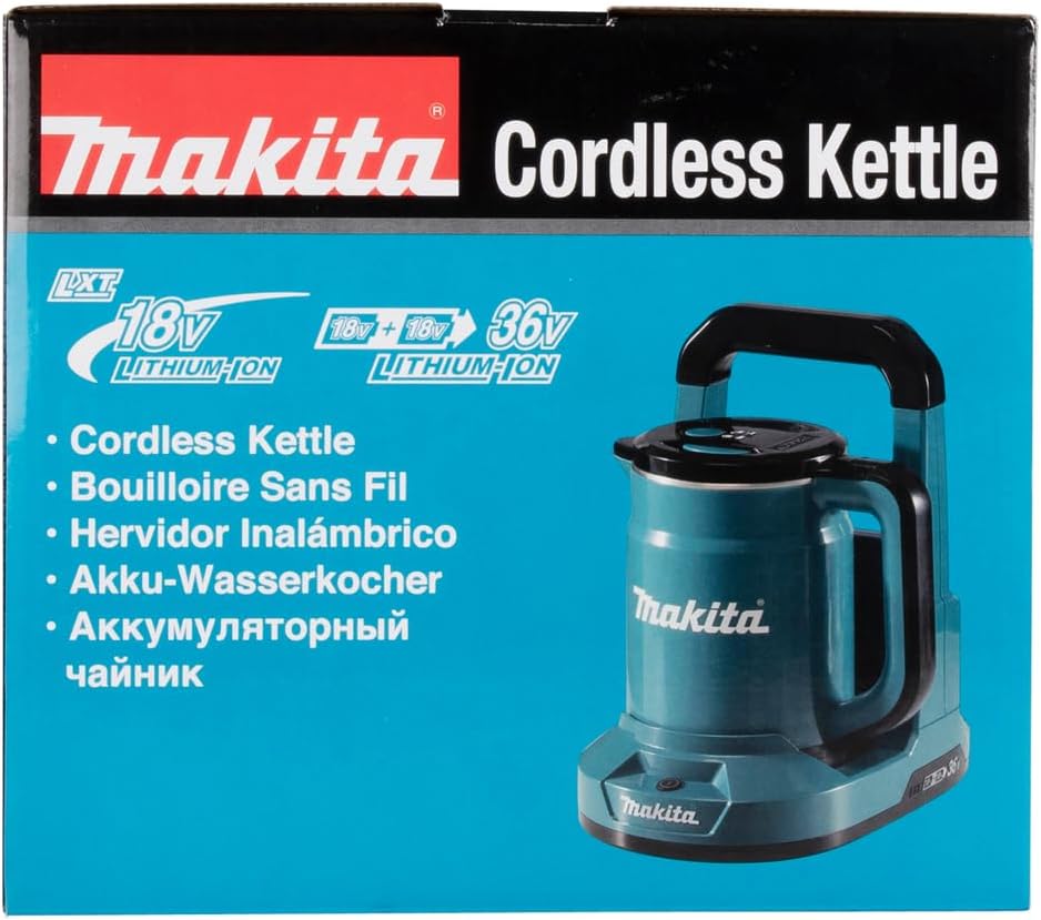 Kettle 36V (2x18V) 800ml (product only) - MAKITA DKT360Z