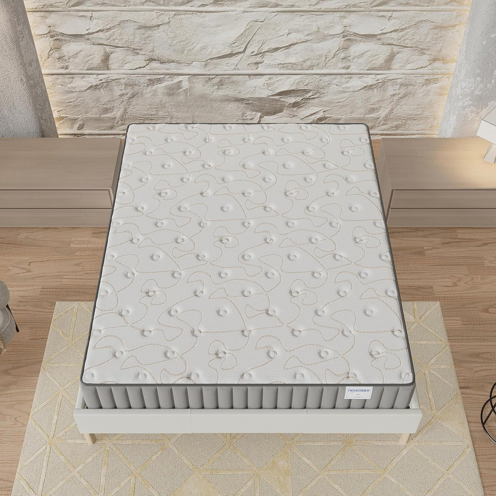 NOVEMBER - Orionis Mattress 120 x 190 cm - Hybrid Technology: HDensity Foam + Memory Foam - Thickness 22 cm - Toning & Wrap Support - Sanitized Label (Anti-Bacterial/Dust Mite)