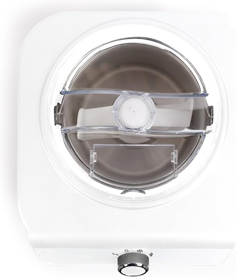 Livoo - Turbine à glace DOP223-1.2L, 135W, Glace réalisée en 60 minutes, Capacité 1,2L
