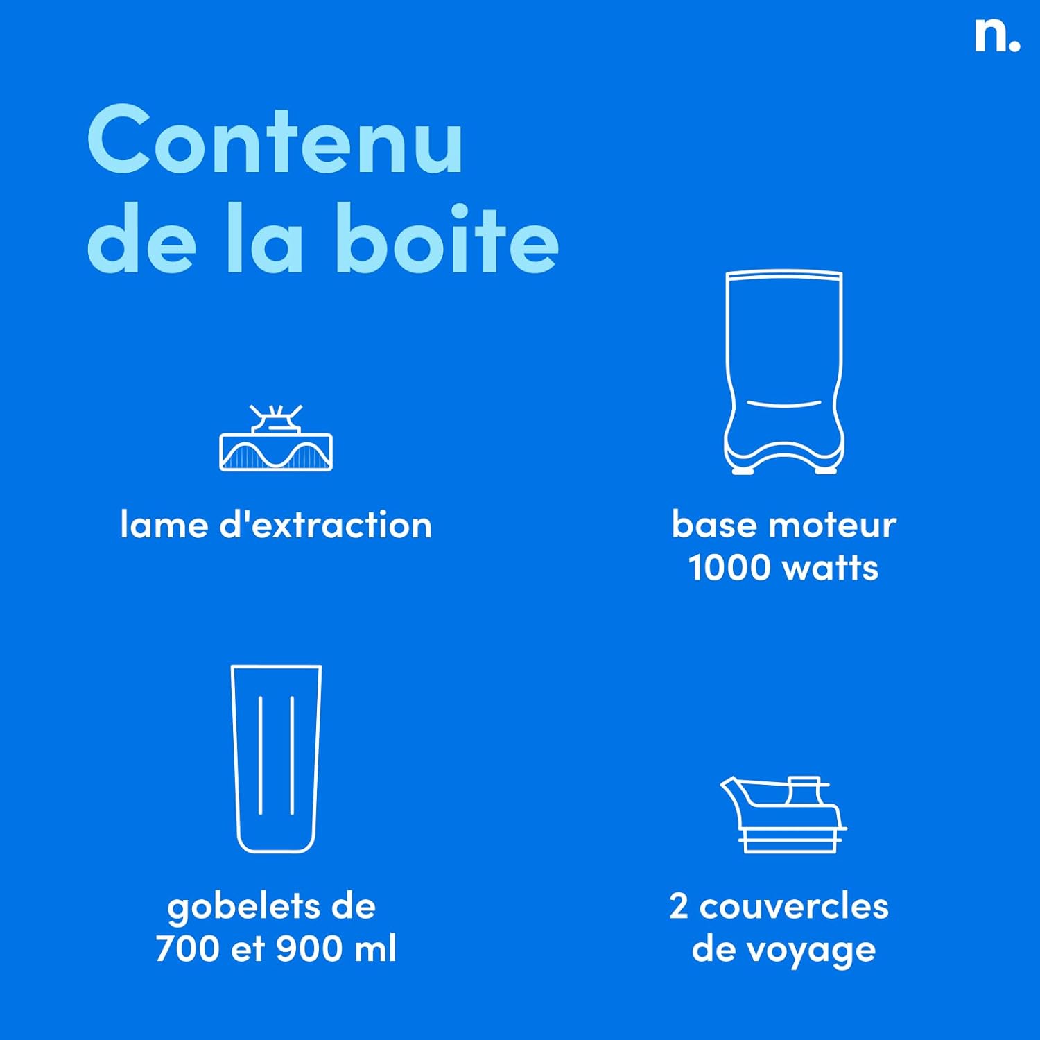 Nutribullet Pro 1200, Blender électrique, Broyeur, Smoothie Blender, Blender multifonctions, puissance 1200w, verres 700ml et 900ml, noir, NB120MB