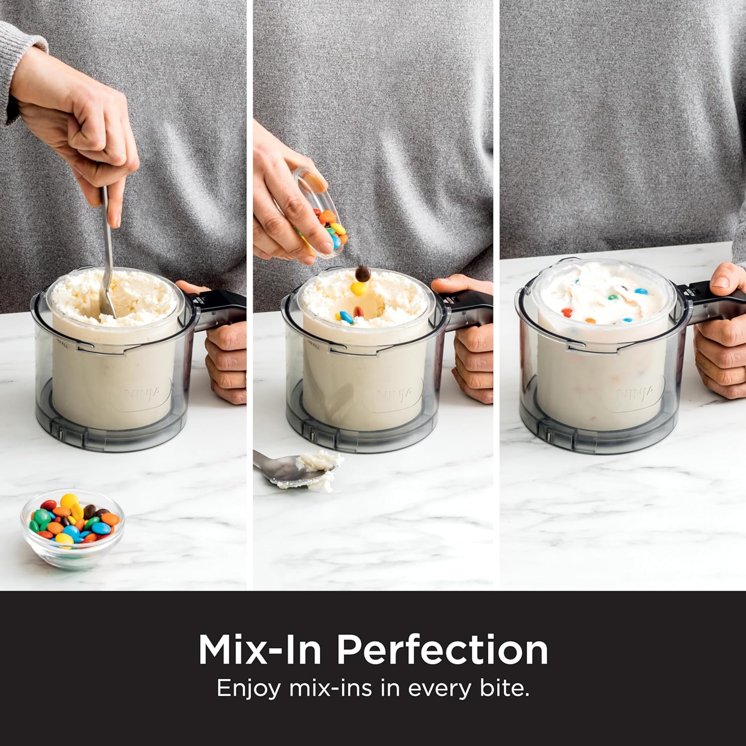 Ninja CREAMi Deluxe Ice Cream & Frozen Treat Maker for Ice Cream, Sorbet, Milkshakes, Frozen Yogurt, & More, 11-in-1, XL Capacity, Silver, Includes (2) Family-Sized 24 oz. Tubs, NC501