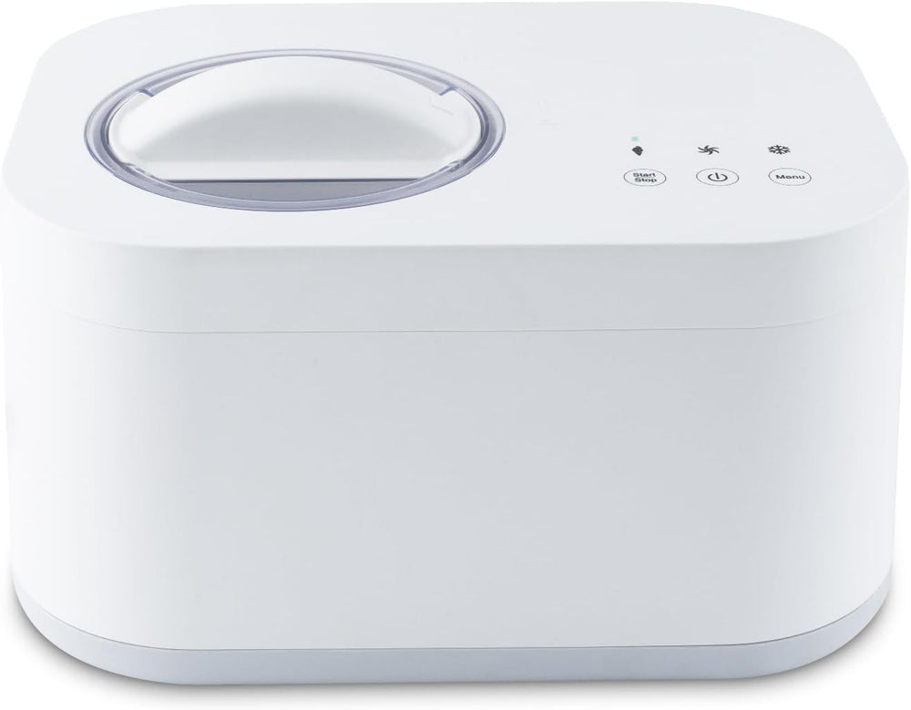 H.Koenig Professional Ice Cream Maker HF320, Electric Ice Maker 2L, 180 W, Refrigerant & Cold Maintenance - Sorbet and Ice Cream