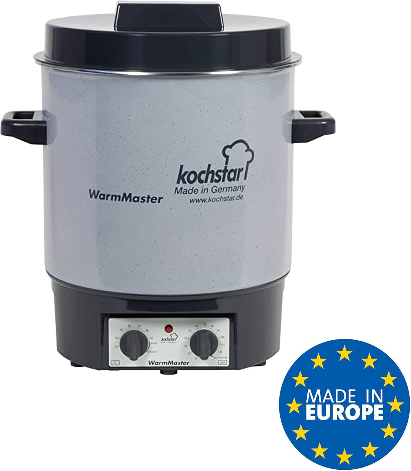 Kochstar K99104035 Electric Sterilizer with Thermostat and Tap 27 Litres 50 x 46.5 x 37 cm Grey