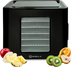 Nebula Déshydrateur Alimentaire | 6 Plateaux Acier Inoxydable | Contrôle Tactile LED | Température Réglable 35-70°C | Deshydrateur Fruits Et Légumes | Deshydratateur Alimentaire | 400W