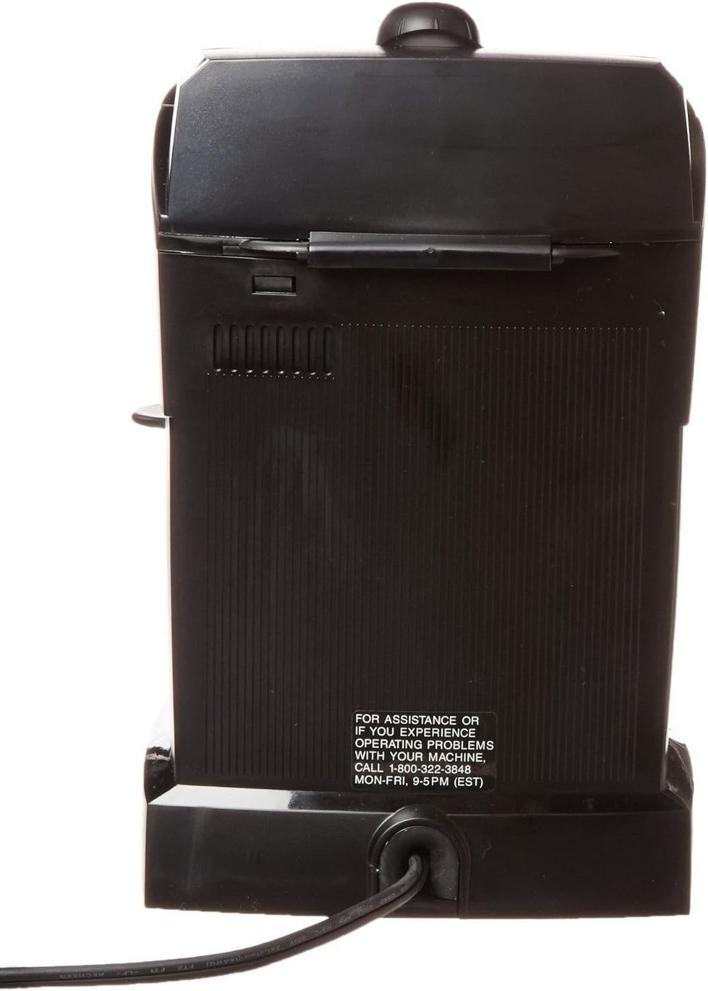 DeLonghi EC155 15 Bar Espresso and Cappuccino Machine, Black