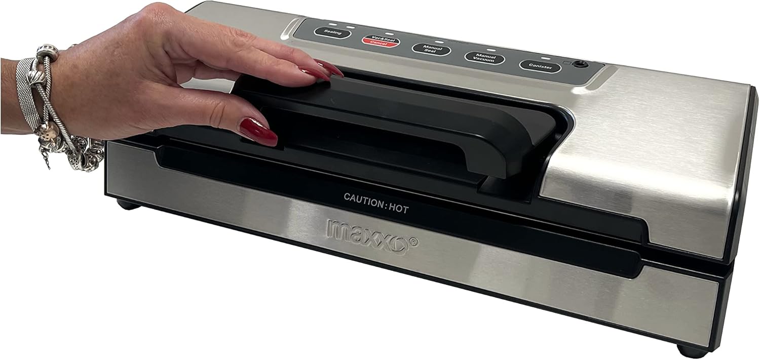Maxxo VM ChamberLine 40 Professional Food Vacuum Sealer - Vacuum Chamber 72 L/min, Stainless Steel, Double Welding, Vacuum Sealer + 30 Bags Included