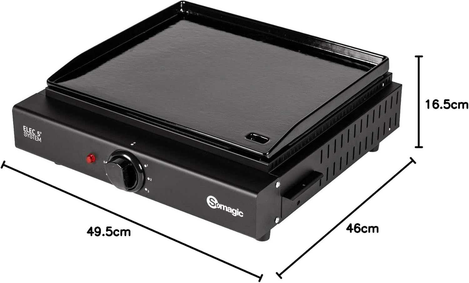 SOMAGIC - Plancha électrique Fonte Oliana